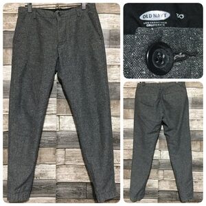 Old Navy Joggers Men’s 30 Gray Tapered Speckle (Inseam 28.5)